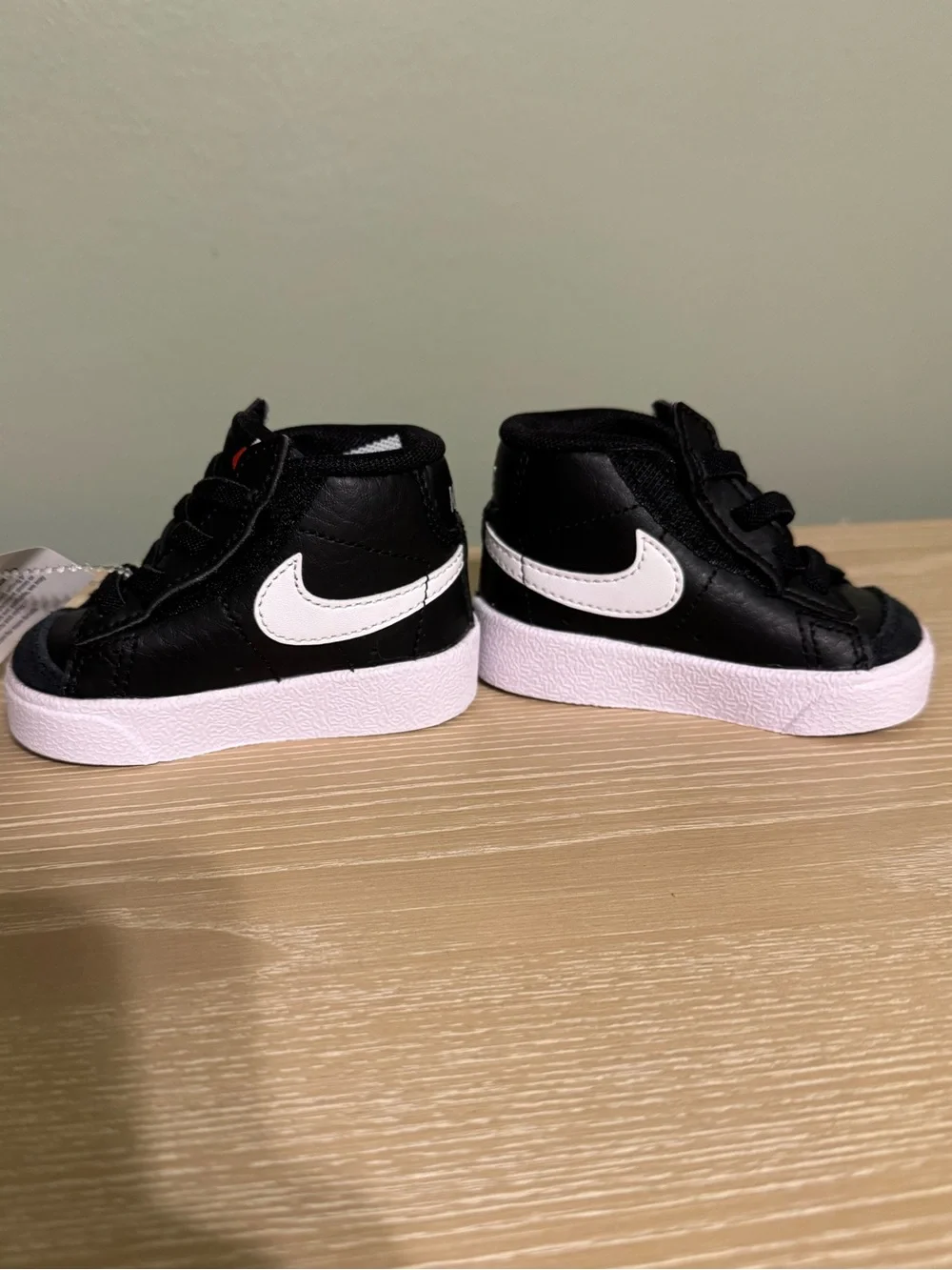 NWT Nike Black and White Baby High-Top Sneakers
